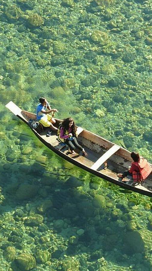 Boating on Crystal Clear Water